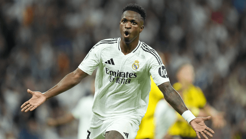 Vinicius Junior from the Real Madrid